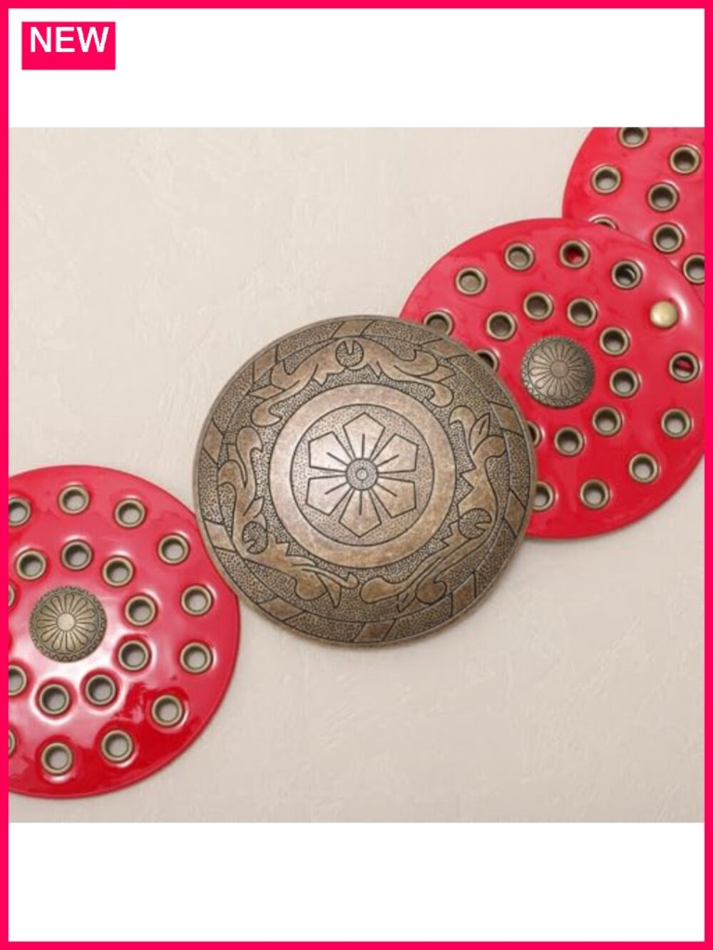 Vintage Western Disc Belt Cowgirl Boho PU Leather - Picture 4 of 6